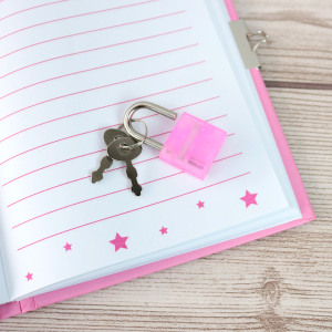 DIÁRIO INFANTIL PEQUENA BAILARINA COM CADEADO E CANETA BATOM - SXFS5412-B