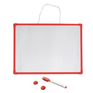 LOUSA QUADRO BRANCO 30X40 PARA AVISOS MAGNETICA COM CANETA COM APAGADOR 2 IMAS VERMELHO - 92294