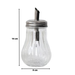 AÇUCAREIRO DE VIDRO COM BICO DOSADOR 200 ML - 7085
