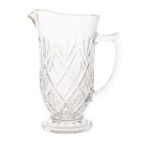 JARRA  DE VIDRO CRISTALINO TRANSPARENTE  800 ML - 6868