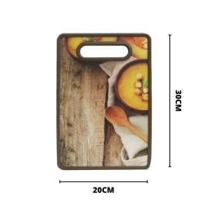 TABUA DE CORTE DE PLÁSTICO COM ESTAMPAS DIVERSAS 30X20CM - CT0477-A