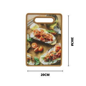 TABUA DE CORTE DE PLÁSTICO COM ESTAMPAS DIVERSAS 30X20CM - CT0477-F