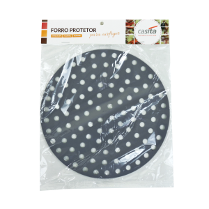 FORRO PROTETOR DE SILICONE REUTILIZÁVEL PARA AIR FRYER 20CM - CA09738-CZ