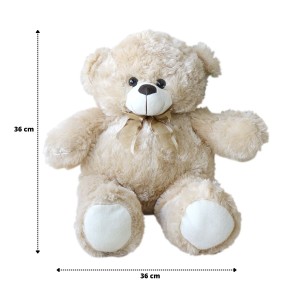 URSO DE PELÚCIA 36CM - 100% POLIESTER - F1495-BG