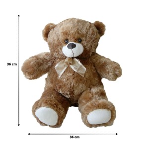 URSO DE PELÚCIA 36CM - 100% POLIESTER - F1495-MR
