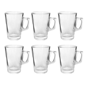 JOGO DE XÍCARA PARA CAPUCCINO DOLCE GUSTO MACHIATO CAFÉ 90 ML COM 06 PEÇAS