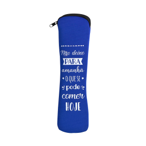 PORTA TALHER COM CAPA NEOPRENE E ZÍPER 24X6,5CM - FGC2467F-AZ