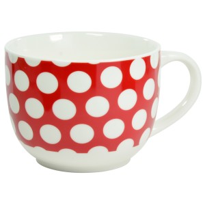 SOPERIA,CANECA,JUMBO,CEREAL,POA,VERMELHA,PORCELANA,500ML,PRC10003-VM