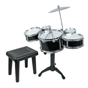 MINI BATERIA INFANTIL JAZZ DRUM COM LUZES E SONS -  TKAB2805