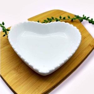 PORTA JOIA CORAÇÃO DE CERAMICA 10 CM - HD63372