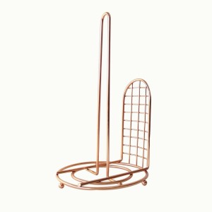 PORTA PAPEL TOALHA DE METAL COM SUPORTE DE APOIO 17X31CM - HD65112