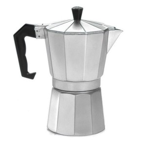 CAFETEIRA ALUMÍNIO TIPO ITALIANA MOKA 9 XÍCARAS 21 CM