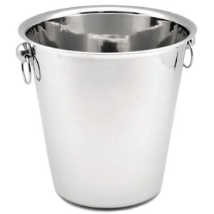 BALDE DE GELO DE INOX 21CM - CAPACIDADE DE 4.5 LITROS - CA09379