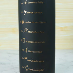 KIT 3 GARRAFAS DE PLÁSTICO MOTIVACIONAL 2000ML 700ML 300ML - CA09799-PT