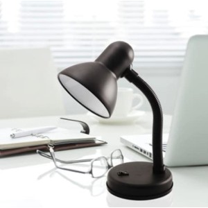 LUMINÁRIA DE MESA DE METAL COM BASE DE APOIO 33,5CM BIVOLT - AL55002-PT