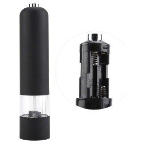 MOEDOR DE PIMENTA E SAL GROSSO DE PLÁSTICO ELETRICO  22CM - CA09274