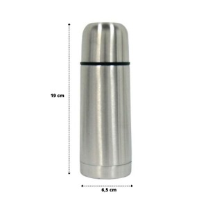 GARRAFA ISOTERMICA 350ML COM TAMPA EM INOX - CA12059