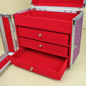 MALETA PARA MAQUIAGEM 21X16X20CM - IM44063-A