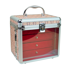 MALETA PARA MAQUIAGEM 21X16X20CM - IM44063-B