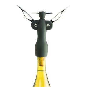 SACA ROLHAS DE METAL ABRIDOR DE VINHOS LUXO 18CM - CA09319-PT