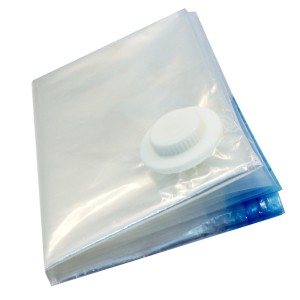 SACO ORGANIZADOR DE COMPRESSÃO A VÁCUO COM VÁLVULA DE PLÁSTICO 70X100CM - CA15064