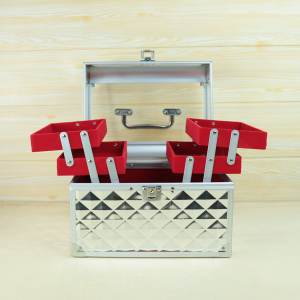 MALETA PARA MAQUIAGEM 24X18X18CM- IM44062-PTA