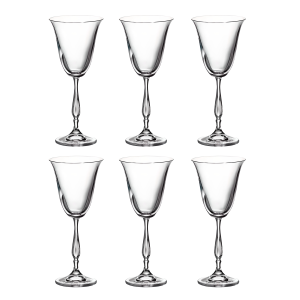 JOGO DE TAÇA DE VIDRO CRISTALITE BOHEMIA COM 6 PEÇAS 185 ML - 5530