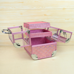 MALETA PARA MAQUIAGEM 18,5X18,5X21CM - IM44066-RS