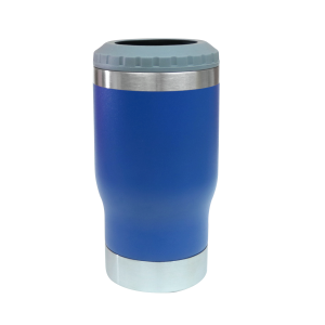 COPO PORTA GARRAFA TÉRMICA LONG NECK E LATINHA DE INOX 420ML E ABRIDOR - GDR0940-AZ