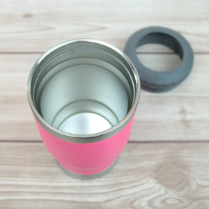 COPO PORTA GARRAFA TÉRMICA LONG NECK E LATINHA DE INOX 420ML E ABRIDOR - GDR0940-RS