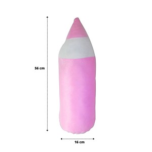 ALMOFADA PELUCIA LAPIS 56 CM ROSA COM INMETRO- 31300162-RS