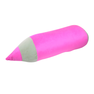 ALMOFADA PELUCIA LAPIS 56 CM PINK COM INMETRO- 31300162-PK