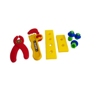 BRINQUEDO KIT ENGENHEIRO DE PLASTICO C/11 PEÇAS - JB143