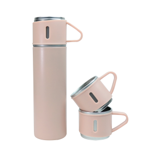 KIT GARRAFA ISOTÉRMICA 400ML COM 2 CANECAS - GDR0902-RS