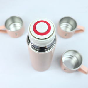 KIT GARRAFA ISOTÉRMICA 400ML COM 2 CANECAS - GDR0902-RS