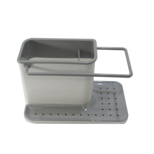 ORGANIZADOR 3 X 1 PORTA TALHER DETERGENTE UTENSILIOS - CINZA 3346-CZ