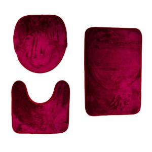 JOGO DE TAPETE DE BANHEIRO COM 03 PEÇAS - CA04088-VM