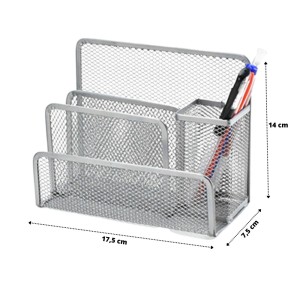 ORGANIZADOR PARA ESCRITÓRIO DE METAL 14X18 - FG914-CZ