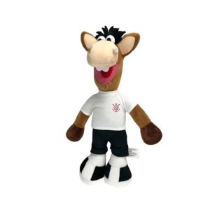 CAVALINHO PELUCIA CORINTHIANS OFICIAL 40CM  - SC-CP