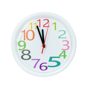RELÓGIO DE PAREDE POLIESTIRENO 24CM - 403-D