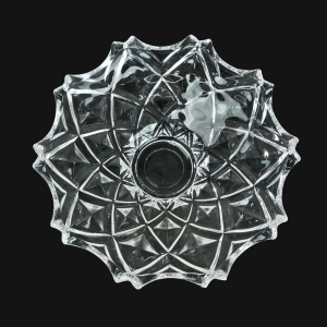 FRUTEIRA SALADEIRA DE VIDRO COM RELEVO 32CM - N57683