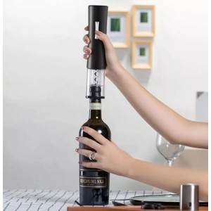 ABRIDOR DE VINHO ELÉTRICO  EM PLÁSTICO E METAL - 4430