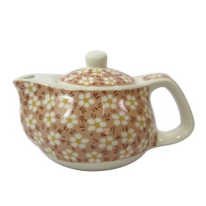 BULE CHALEIRA COM INFUSOR CERÂMICA  FLORAL 250 ML - BUL03A-SAL