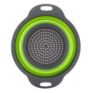 ESCORREDOR RETRÁTIL PARA MASSAS, LEGUMES E FRUTAS DE SILICONE 29CM - 3975-VD