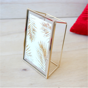 PORTA RETRATO DE METAL ARAMADO 10X15 - 4521-DOU