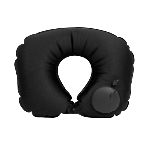 ALMOFADA DE PESCOÇO DE PLÁSTICO INFLÁVEL COM BOTÃO LATERAL PARA INFLAR - YS27026-PT