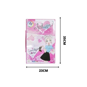 MALETA ESCOLAR 86 PECAS ESTAMPA FASHION - MT86-FASHION