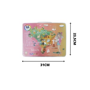 KIT PINTURA FEMININO DE PLÁSTICO COM 44 PEÇAS - MT44N-BRASIL