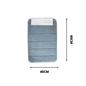 TAPETE PARA BOX DE BANHEIRO ANTIDERRAPANTE DE POLIESTER 40CMX60CM- WC409413-CZ