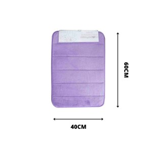 TAPETE PARA BOX DE BANHEIRO ANTIDERRAPANTE DE POLIESTER 40CMX60CM- WC409413-LL